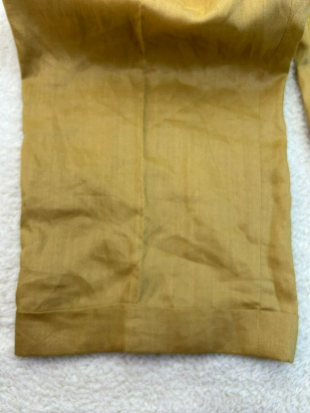 D & E Collection Mens Pants Natural Size 40 Linen Straight NWT See Pictures - Picture 7 of 8